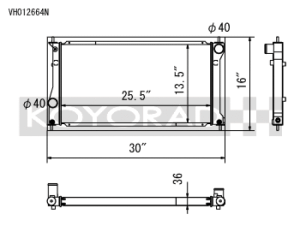 Scion FR S Radiator - Koyo - KOY Racing - `13-`20