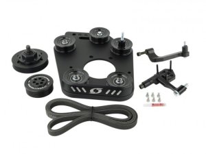 Honda S2000 Supercharger Pulleys - KraftWerks - Serpentine Belt Retro-Fit Kit - `00-`09