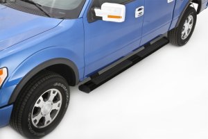 Chevrolet Silverado 3500 HD Nerf Bars - LUND - 6 Inch Oval Straight - Black - `07-`19