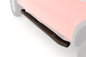 Chevrolet Silverado 1500 Nerf Bars - LUND - 5 Inch Oval Bent - Black - `07-`10