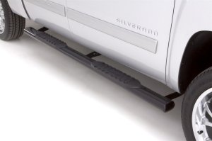 Chevrolet Silverado 1500 Nerf Bars - LUND - 5 Inch Oval Straight SS - Polished - `01-`13 Chevrolet Silverado 1500 Nerf Bars - LUND - 5 Inch Oval Straight SS - Polished - `01-`13