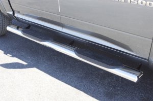 Dodge Ram 2500 Crew Cab Nerf Bars - LUND - 6 Inch Oval Straight - Polished - `10-`17