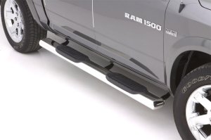 Dodge Ram 2500 Crew Cab Nerf Bars - LUND - 6 Inch Oval Straight - Polished - `10-`17