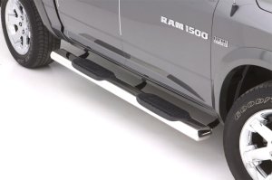 Dodge Ram 2500 Crew Cab Nerf Bars - LUND - 6 Inch Oval Straight - Polished - `10-`17