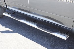 Dodge Ram 2500 Crew Cab Nerf Bars - LUND - 6 Inch Oval Straight - Polished - `10-`17