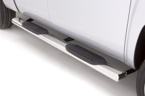 Dodge Ram 2500 Crew Cab Nerf Bars - LUND - 6 Inch Oval Straight - Polished - `10-`17