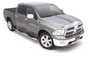 Dodge Ram 1500 Crew Cab Nerf Bars - LUND - 5 Inch Oval Wheel-To-Wheel - Polished - `09-`17