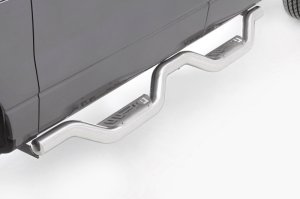 Chevrolet Silverado 2500 Nerf Bars - LUND - Latitude - Polished Stainless Steel - `07-`14
