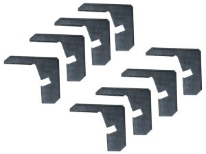 Chevrolet Silverado 1500 Crew Cab Running Board Mount Kit - LUND - EZ Bracket - Brite - `07-`17 Chevrolet Silverado 1500 Crew Cab Running Board Mount Kit - LUND - EZ Bracket - Brite - `07-`17