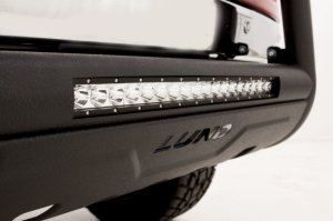 Chevrolet Silverado 1500 Bull Bar - LUND - Integrated LED Light Bar - Black - `19-`22