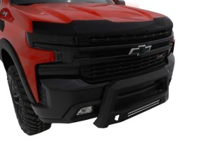 Chevrolet Silverado 1500 Bull Bar - Front - LUND - Revolution Bull Bar with LED Light - Light Textured Matte Black/Powder Coat Finish - `19-`22
