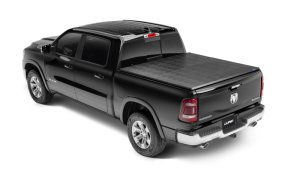 Dodge Ram 1500 Tonneau Cover - LUND - Genesis Tri-Fold - Black - `02-`17
