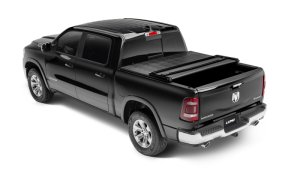 Ram 1500 Tonneau Cover - LUND - Genesis Tri-Fold - Black - `02-`17