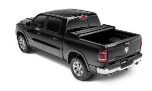 Ram 1500 Tonneau Cover - LUND - Genesis Tri-Fold - Black - `02-`17