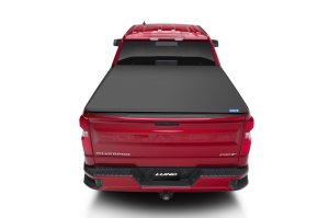 Chevrolet Silverado 1500 Tonneau Cover - LUND - Genesis Elite Tri-Fold - Black - `14-`17