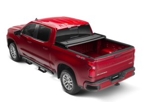 Chevrolet Silverado 1500 Tonneau Cover - LUND - Genesis Elite Tri-Fold - Black - `07-`13