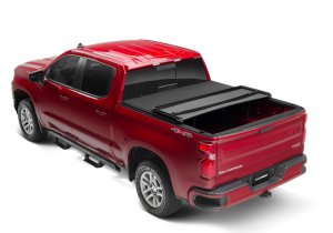 Chevrolet Silverado 1500 Tonneau Cover - LUND - Genesis Elite Tri-Fold - Black - `07-`13