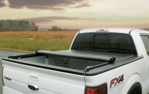 Ford Ranger Tonneau Cover - LUND - Genesis Roll Up - Black - `19-`23