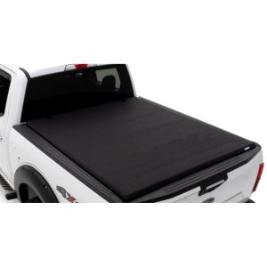 Ford F250 Super Duty Hard Fold Tonneau Cover - LUND - Genesis Roll Up - Black - `99-`07 Ford F250 Super Duty Hard Fold Tonneau Cover - LUND - Genesis Roll Up - Black - `99-`07