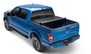 Ford F350 Super Duty Hard Fold Tonneau Cover - LUND - Genesis Roll Up - Black - `99-`07