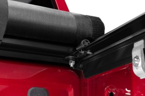 Chevrolet Silverado 1500 Roll Up Tonneau Cover - LUND - Genesis Roll Up Textured Vinyl - Black - `07-`17