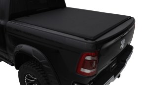 Dodge Ram 1500 Tonneau Cover - LUND - Genesis Elite Roll Up - Black - `02-`17