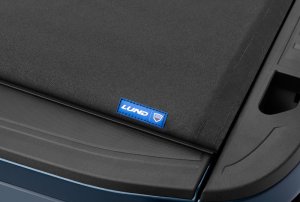 Chevrolet Silverado 1500 Roll Up Tonneau Cover - LUND - Genesis Elite Twill - Black - `07-`17 Chevrolet Silverado 1500 Roll Up Tonneau Cover - LUND - Genesis Elite Twill - Black - `07-`17