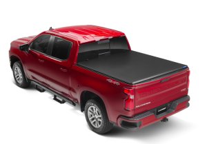 Chevrolet Silverado 3500 Hard Fold Tonneau Cover - LUND - Hard Fold - Black - `15-`17