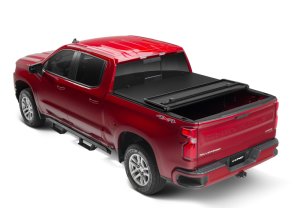 Chevrolet Silverado 3500 Hard Fold Tonneau Cover - LUND - Hard Fold - Black - `15-`17