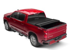 Chevrolet Silverado 1500 Fleetside Hard Fold Tonneau Cover - LUND - Black - `14-`17 Chevrolet Silverado 1500 Fleetside Hard Fold Tonneau Cover - LUND - Black - `14-`17