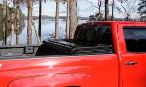 Ram 1500 Tonneau Cover - LUND - Hard Fold - Black - `02-`17