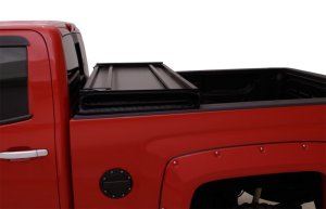Ford F-150 Styleside Tonneau Cover - LUND - Hard Fold - Black - `09-`14