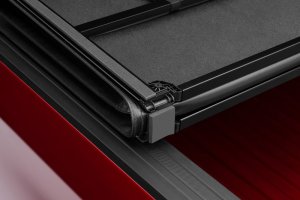 Ford F-150 Styleside Tonneau Cover - LUND - Hard Fold - Black - `09-`14