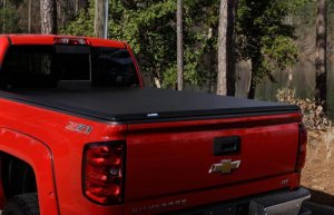 Ford F-150 Tonneau Cover - LUND - Hard Fold - Black - `15-`18