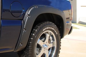 Chevrolet Silverado 1500 Fender Flares - Front + Rear - LUND - RX-Rivet Style - Textured Black - `99-`07