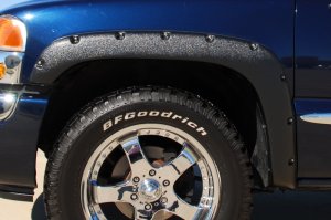 GMC Sierra 2500 Fender Flares - Front and Rear - LUND - RX-Rivet Style, Elite Series - Textured Black - `07-`14 GMC Sierra 2500 Fender Flares - Front and Rear - LUND - RX-Rivet Style, Elite Series - Textured Black - `07-`14