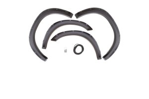 Dodge Ram 1500 Fender Flares - Front + Rear - LUND - RX-Rivet Style Textured Elite Series - Black - `09-`17