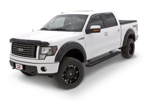 Ford F-150 Fender Flares - Front + Rear - LUND - RX-Rivet Style Textured Elite Series - Black - `09-`14