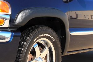 Chevrolet Silverado 1500 Fender Flares - Front + Rear - LUND - SX-Sport Style Smooth - Black - `99-`07