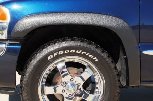 Chevrolet Silverado 1500 Fender Flares - Front + Rear - LUND - SX-Sport Style Smooth - Black - `99-`07