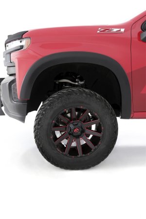 Chevrolet Silverado 1500 Fender Flares - Front - LUND - SX-Sport Smooth Elite Series - Black - `19-`21