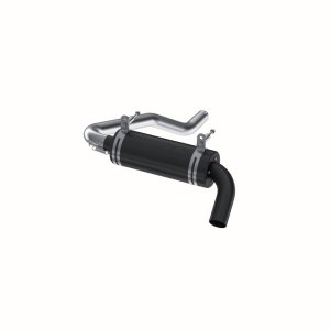 Honda Rancher Performance Exhaust - MBRP - Sport Muffler, Chambered - Black Powder Coat - `12-`13