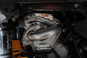 Can-Am Commander Performance Exhaust - Center Exit - MBRP - Performance Series with Carbon Fiber Tip - `21-`22 Can-Am Commander Performance Exhaust - Center Exit - MBRP - Performance Series with Carbon Fiber Tip - `21-`22