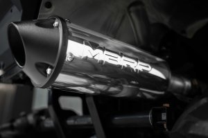 Polaris Hawkeye 325 Performance Exhaust - MBRP - Slip-on Performance Series - 2015