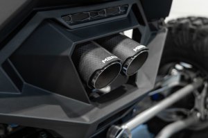 Polaris RZR Pro R Performance Exhaust - Dual Outlet - MBRP - Performance Series with Carbon Fiber Tips - `22-`23