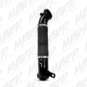 Chevrolet Silverado 2500 HD Turbo Downpipe - MBRP - Armor BLK, 3 in. - Black - `11-`13