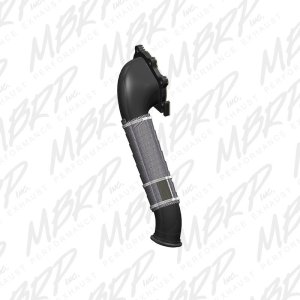Chevrolet GMC Performance Exhaust - MBRP - Turbocharger Down Pipe, 3in Diameter, Armor Lite - Black - `01-`04