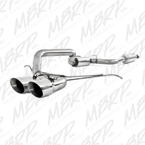 Ford Focus ST Performance Exhaust - Rear - MBRP - Cat Back, Dual Center Outlet, T409 Stainless Steel - `13-`14