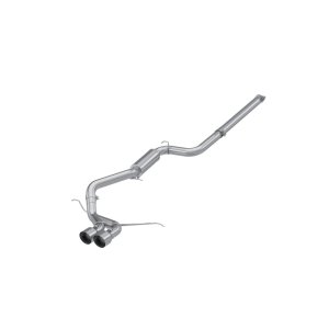 Ford Focus ST Performance Exhaust - Dual Outlet - MBRP - Armor Lite Cat Back; Race Profile; Aluminized Steel - `13-`18