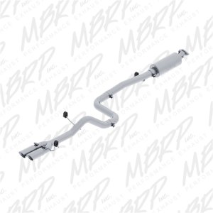 Ford Fiesta Performance Exhaust - Rear - MBRP - Armor Plus Cat Back, Dual Rear Exit, T409 Stainless Steel - `14-`19
